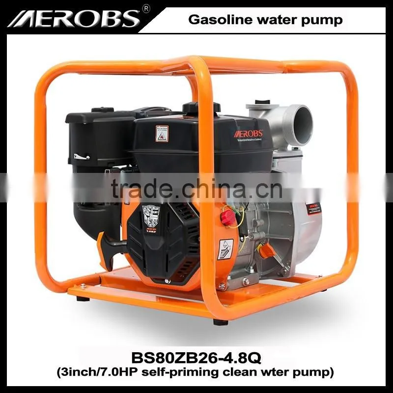 2 inch 7.0HP high pressure gasoline water pump with CE certificate