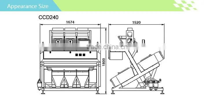 2014 intelligent image paoboiling rice color sorter , basmati color sorting machine