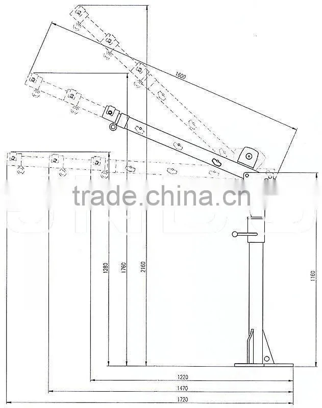 Top selling Portable 12v Electric Crane Hoist