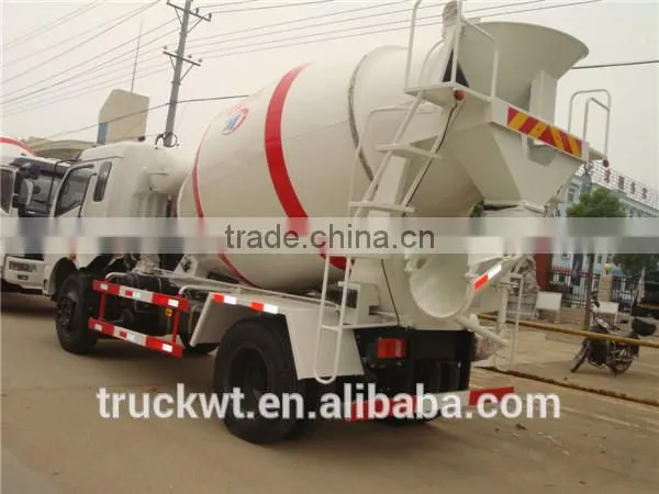 Best price 140hp Chinese 6 wheels small cement mixer 4m3