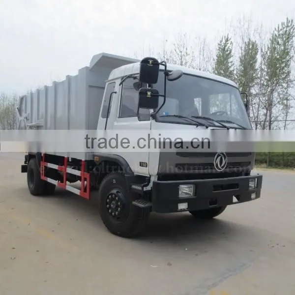 185hp 4*2 DONGFENG Compression Docking Garbge Truck 17 m3
