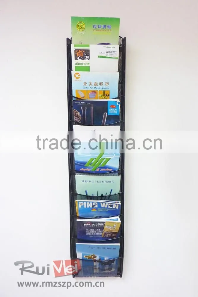 2015 New Metal Rotating Screen Magazine Display Stand