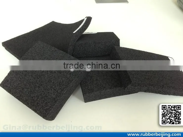 close-celled and open-celled foam rubber insulation sheets