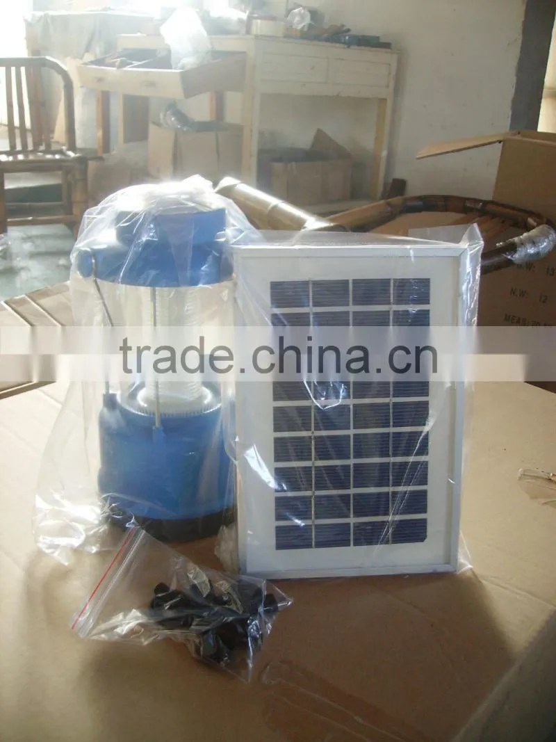 Portable solar Led lamp solar led light with USB phone charge camping light
