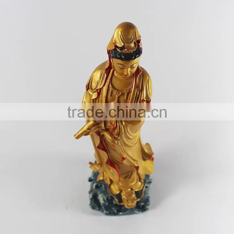 Resin standing large buddha statue