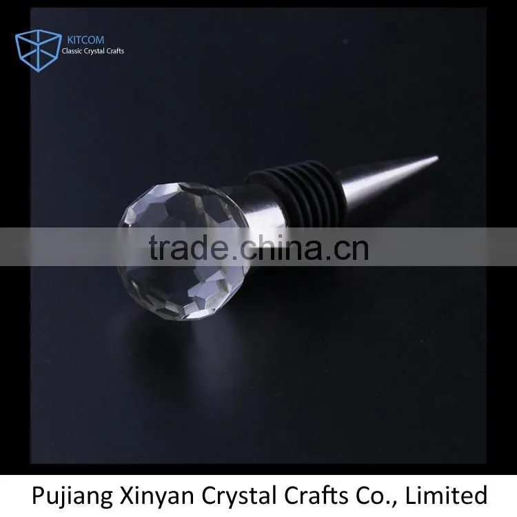 Main product custom design crystal gemstone wine stoppers