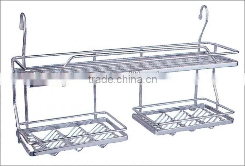 Kitchen Accessories Stainless Steel Hanging Storage Basket