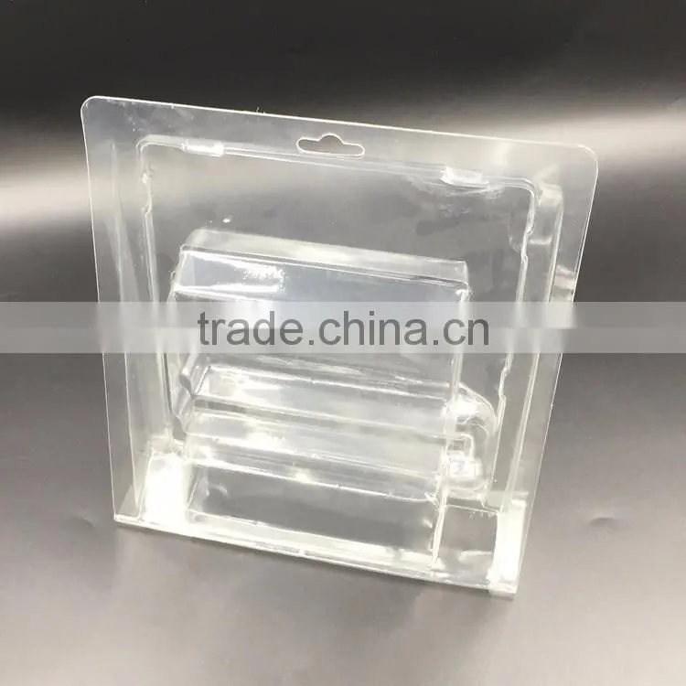 Eco-friendly plastic cardboard blister packing, nice plastic packaging for electronics