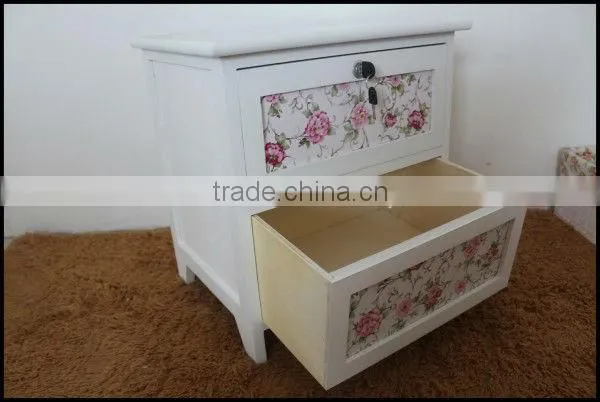 bedroom home furniture wooden bedside table with factory direct sales price