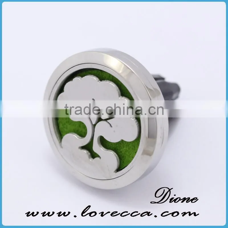Stainless Steel Aromatherapy diffuser locket for car, Car Vent Clip Diffuser, Car Freshener Clip