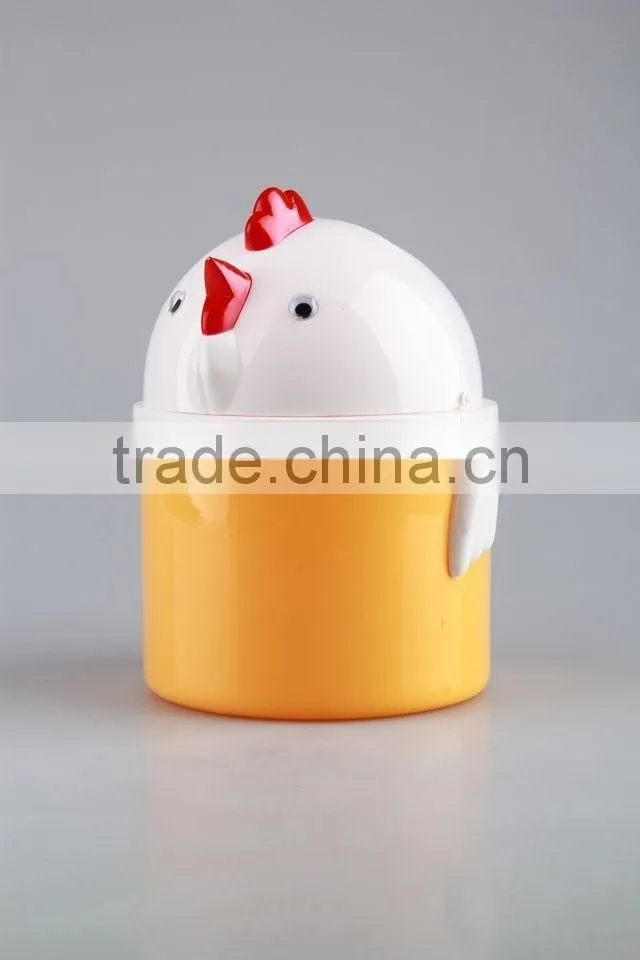 Household Garbage Can/Desktop bin With Cartoon Patterns Plastic Trash Can