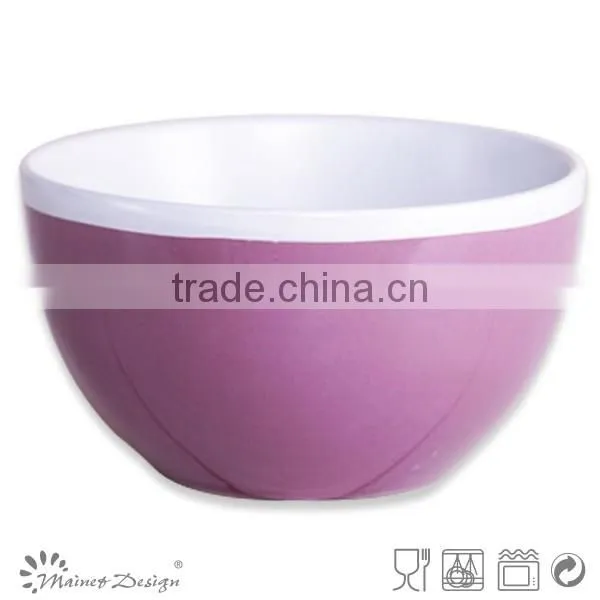round cheap ceramic colorful rice bowl