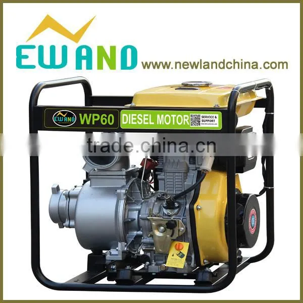 DP60 Electric start with big fuel tank 6 inch diesel water pump