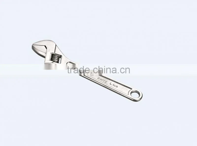 Berrylion Surface Polished Adjustable Wrench 150-375mm Adjustable Spanner