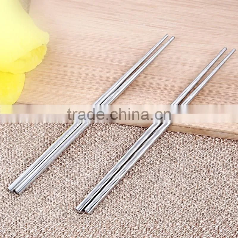 Hot Sale Dinner Chopsticks Stainless Steel For Home Flatware
