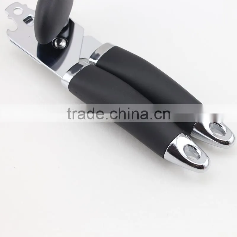 High Quality Multi Stainless Steel Can Opener with Black Handle