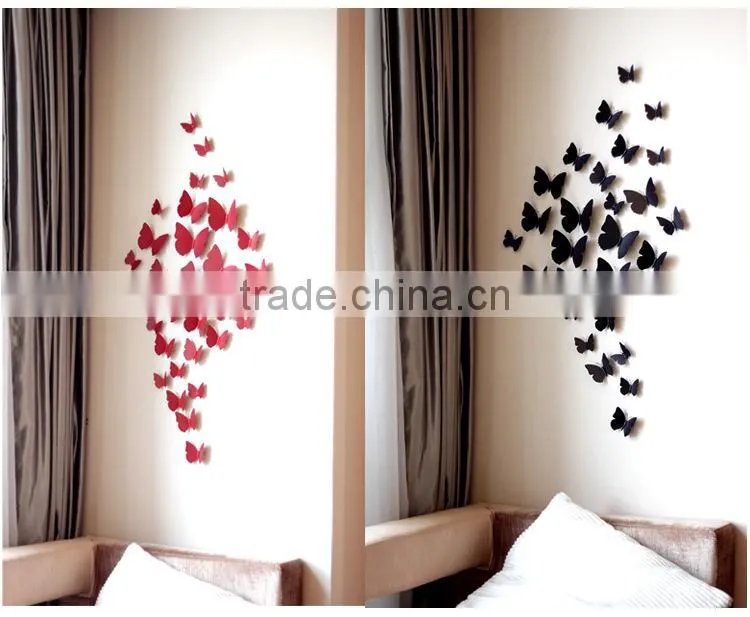 Beautiful Butterfly Style Wall Sticker 3D Custom Wall Decor And Sticker