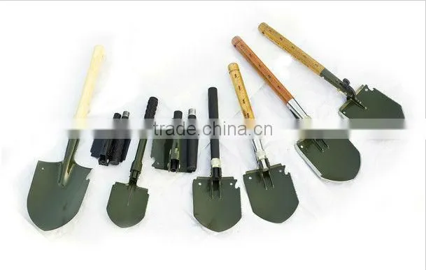 Digging tools Stainless steel shovel folding camping shovel