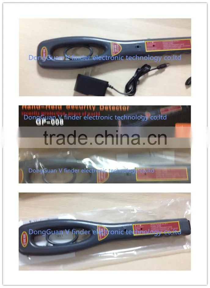 Super Body Scanner Hand Held Metal Detectors / superwand handy detectors with led lights