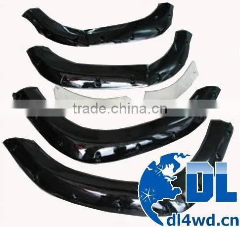 High quality wheel arch flare wheel fender flares for mitsubishi triton