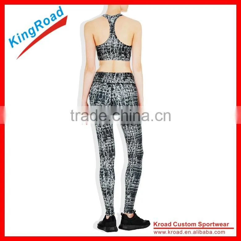 Sublimated wholesale running and sport tights