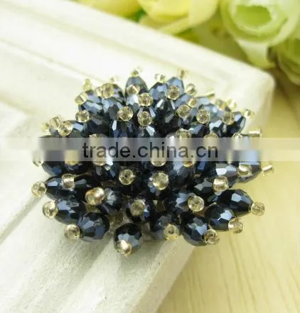 wholesale crystal bow shoe garment decoration accessories handmade crystal beaded bowknot shoe clips from Miss Luv