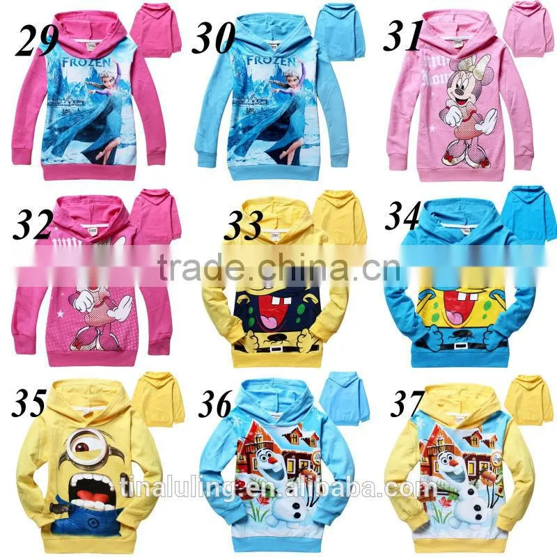 new arrival baby girls hoodies children Sweatshirts kids pullover