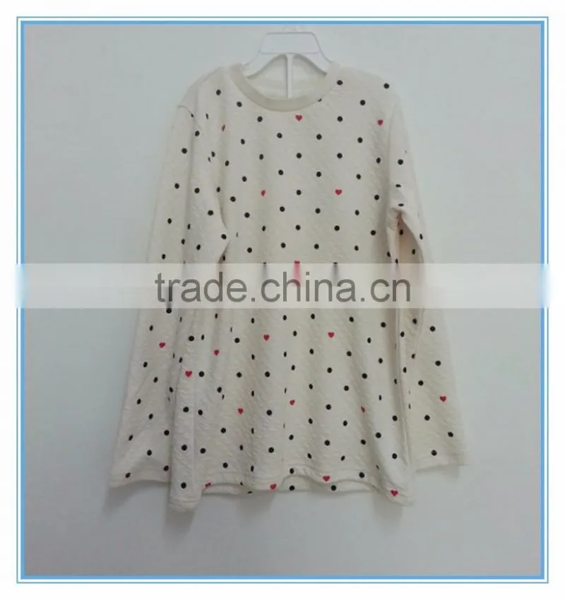Children Gilrs Cotton Underwear Long Johns, High Quality Dot Kids Pajamas Clothes for Child