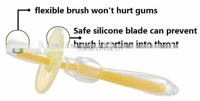 teething toothbrush baby silicone plate toothbrush baby play toothbrush