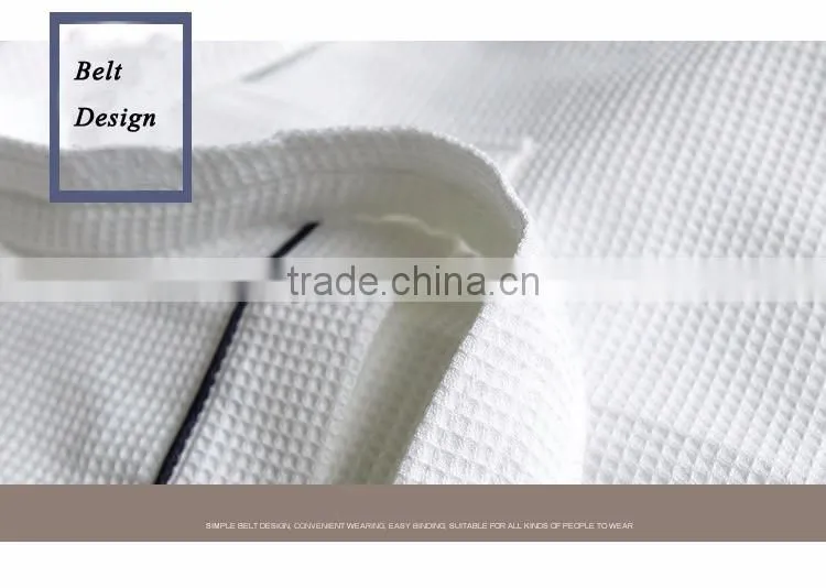 Fancy bathrtobe cotton robes waffle