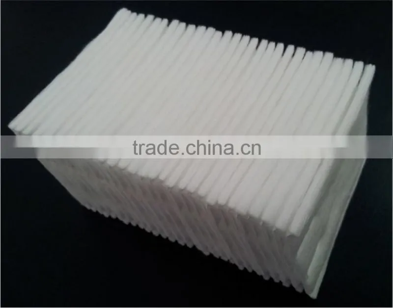 cosmetic pad in string bag