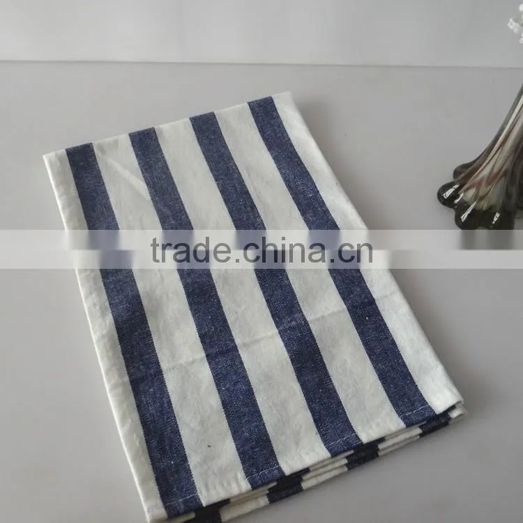 Eco - friendly Factory Price wholesale stripe kitchen tea towels