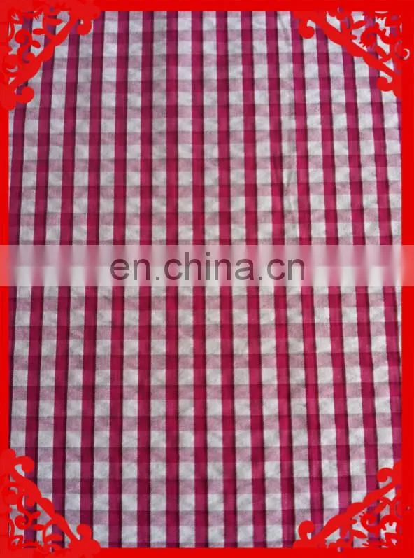 2014 fashion latest new Italy design pattern stripe cotton cvc t/c seersucker stripe fabrics for shirt