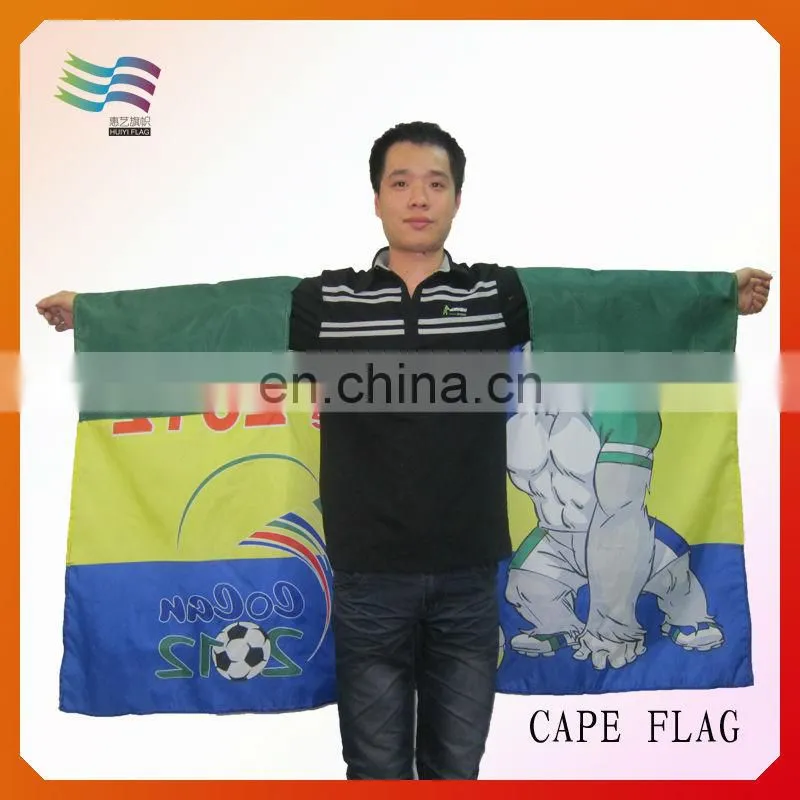 Brazil Sport Fan Club Body Cape Flag