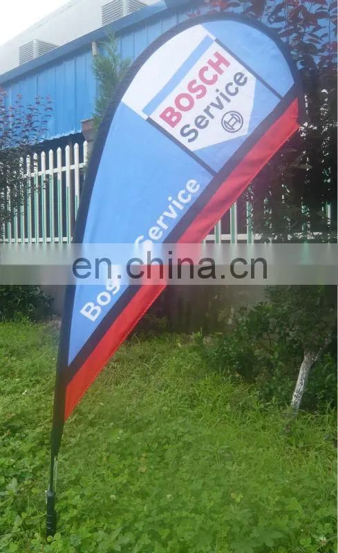 polyester beach flag teardrop flag promotional flag