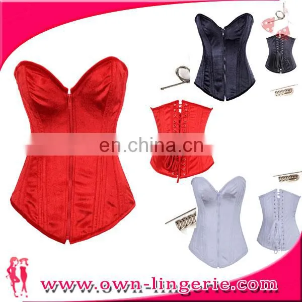 Women red printed flowers waist trainer shaper latex waist corsets