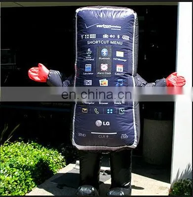 inflatable phone model/ inflatable mobile phone replica model/ inflatable phone product replica