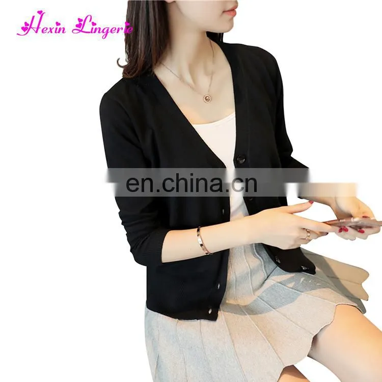 No Moq Factory Price Ladies Cardigan Stand Collar Long Sleeve Cotton Long Coat