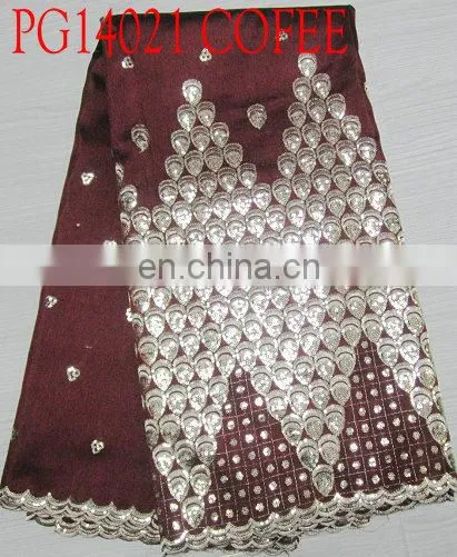 elegant Nigerian geoger lace material(PG14021)