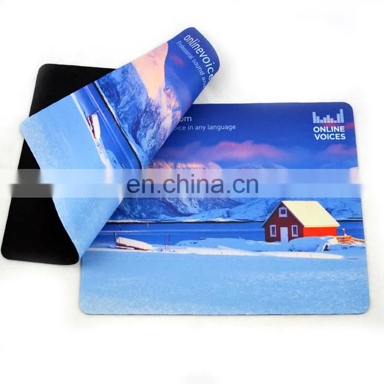 OEM Design Printed Cloth Rubber Mousepad