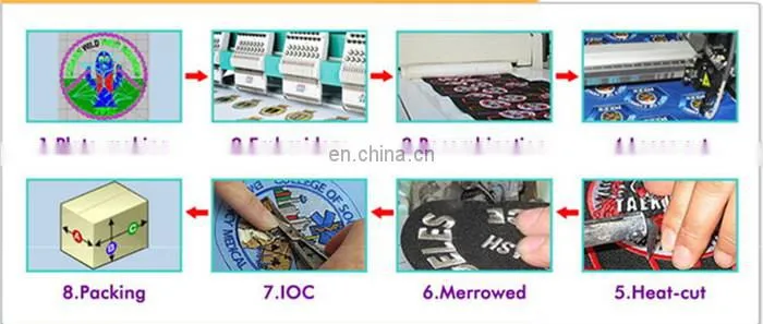 Personalized Charming Eye Label Embroidered Iron Patch