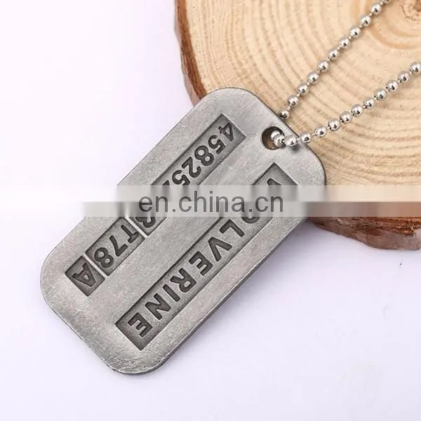 antique silver lost pet dog information engraved ID tags alloy metal cheap price pets accessories dog tags