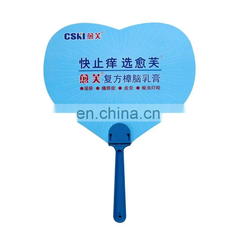 branding ad brands custom making transparent plastic fan