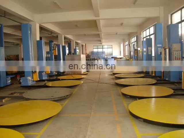 Automatic Film Pallet packing and wrapping Machine/Automatic turntable pallet stretch packer/wrapper