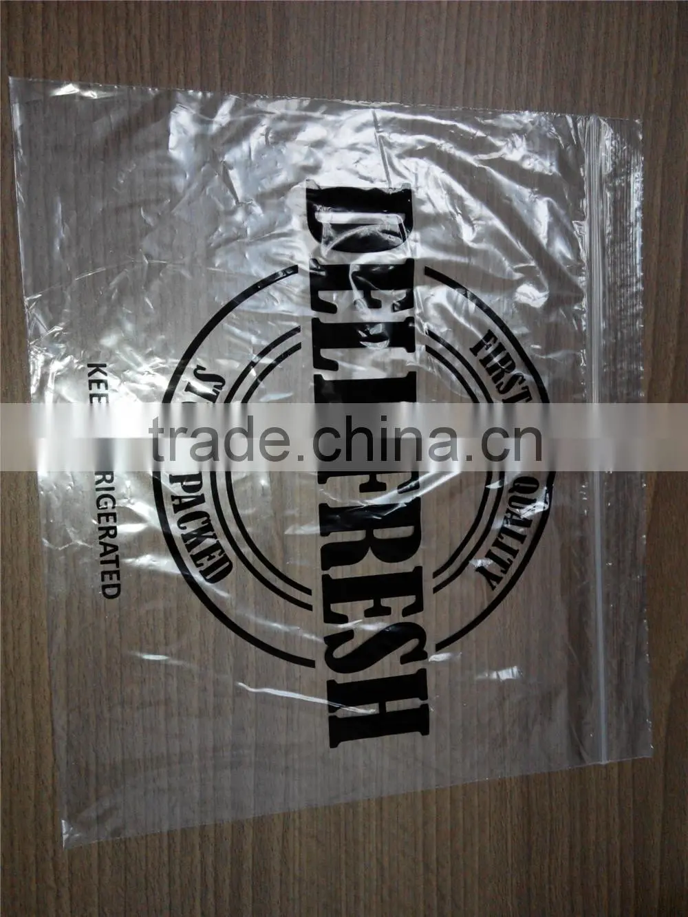 printed polyethylene plastic bag saddle bags with Zipper