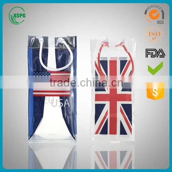 Fashion Cheap Wholesale PVC wine cooler bag
