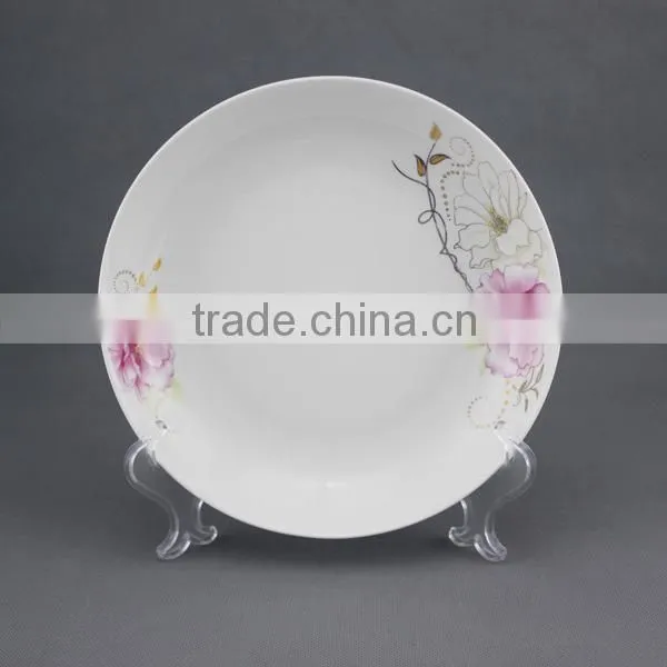 wholesale bone china dinner plates, fine new bone china plate, ceramic soup plate