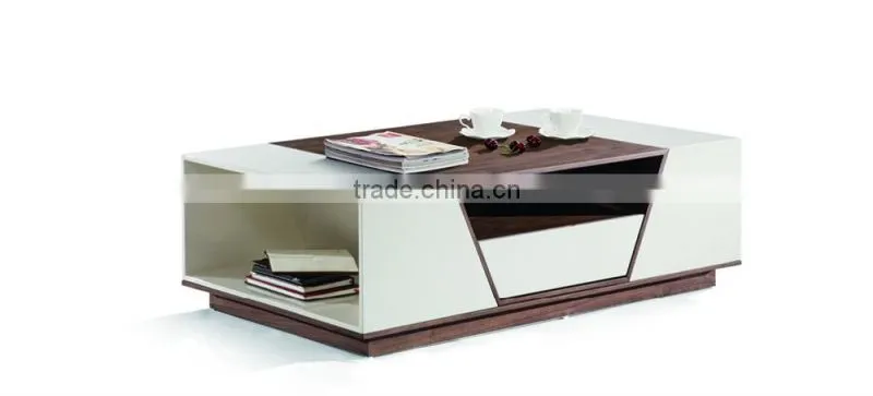 2016 living room center table with drawers