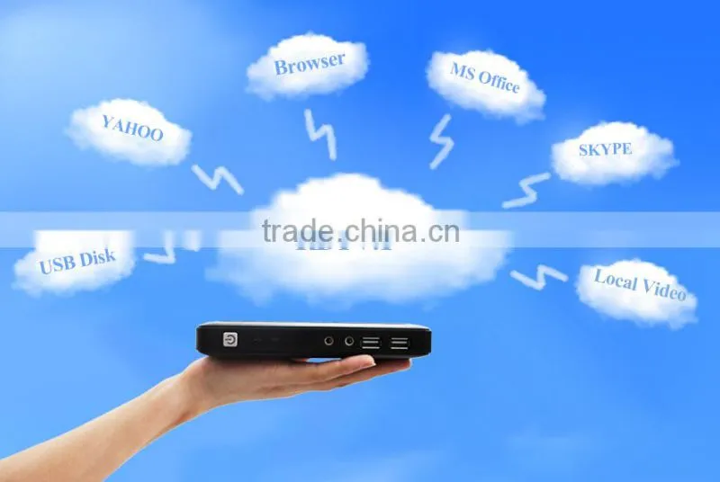 Cheap price Fanless thin client with 4USB ports
