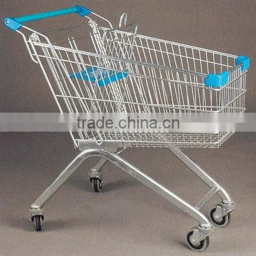 Japan style double layer basket shopping trolleys